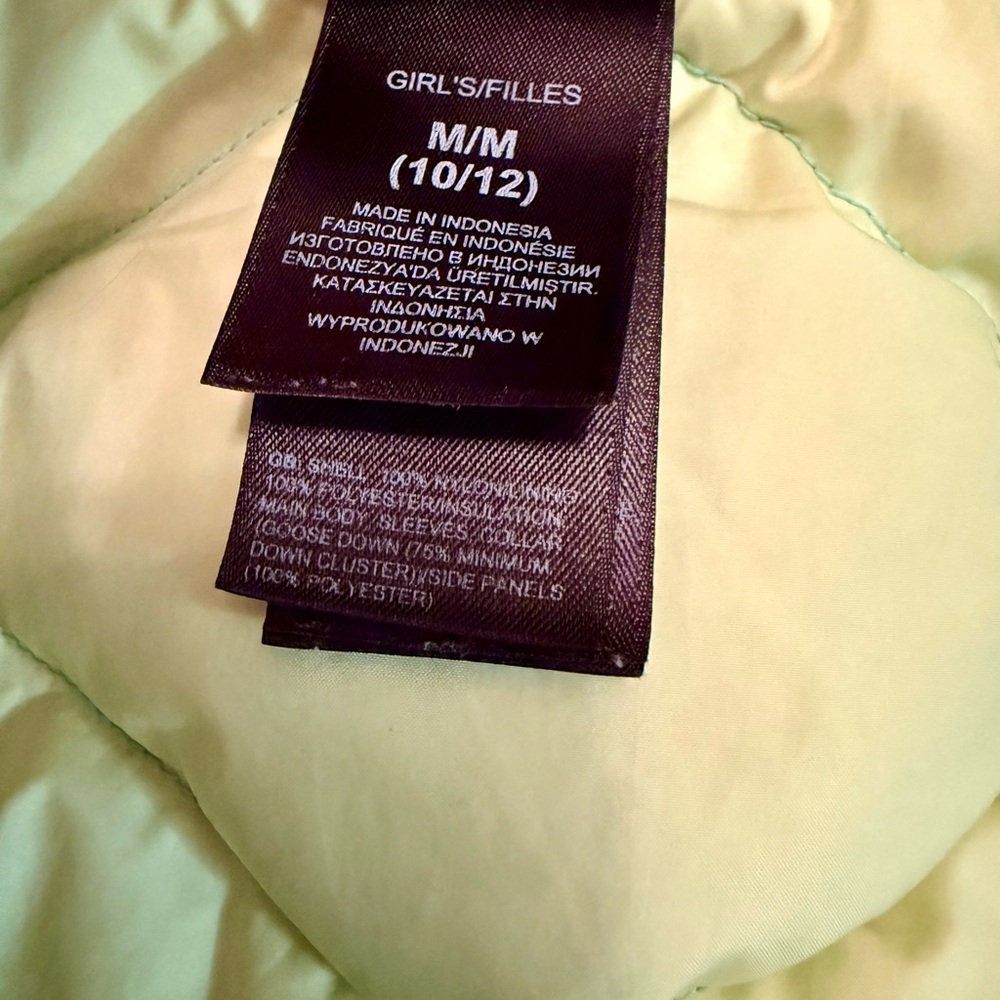 The North Face Teal/Lime Quilted Jacket - Picture 2 of 3